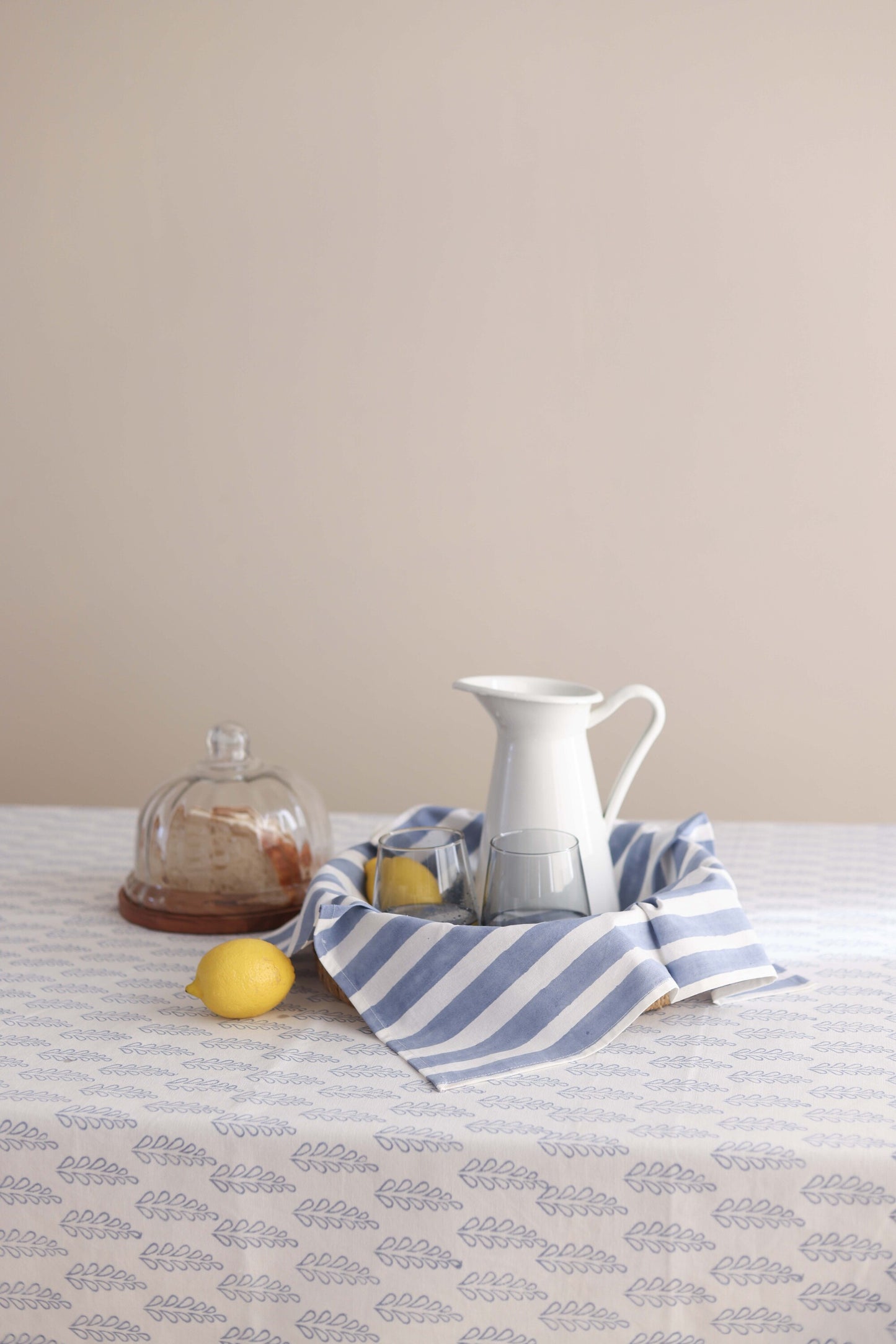 Indigo Vines Tablecloth