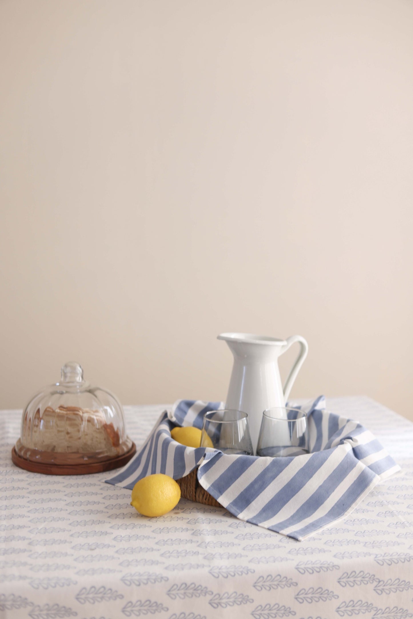 Indigo Vines Tablecloth