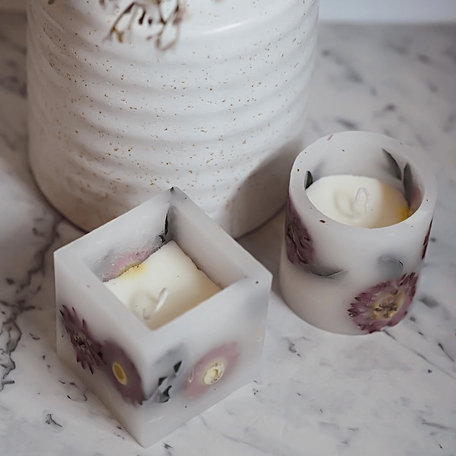 Scented Candles Blossom Edit Scented Candle - Raspberry & Lemon - La-Ra's - The Artisan Store